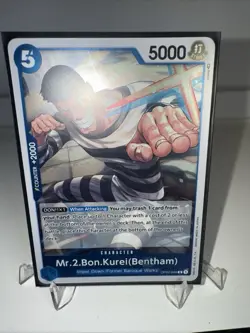ONE PIECE CCG Mr. 2 Bon Kurei (Bentham) OP02-064 Rare English Foil - Image 1