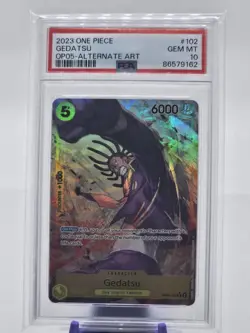 2023 One Piece OP05 Gedatsu OP05-102 Alternate Art English PSA 10 Gem Mint - Image 1