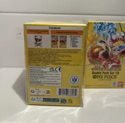 LOT OF 2 OP-15 One Piece Adventure on Kami's Island Double Pack Booster Box op15 - Image 3
