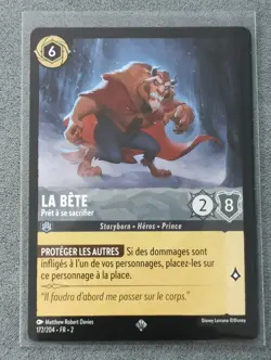 LORCANA FR - Chapitre 2 172/204 La Bete - Super rare non Foil Neuf - Image 1