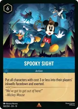 Spooky Sight 165/204 NM Non-Foil Whispers in the Well Disney Lorcana - Image 1