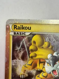 Raikou HGSS19 Holo Promo Pokemon Card Black Star Rare NM - Image 5