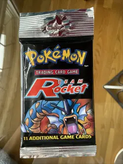 Wizards of the Coast Pokemon Team Rocket Trading Cards Long Crimp Pack 742818061766 - Image 1