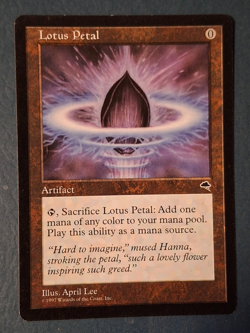 Lotus Petal - Tempest - MTG - Magic the Gathering NM - Image 1