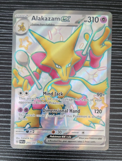 Alakazam EX 215/091- Shiny Ultra Rare Card- Paldean Fates- Pokemon - Image 1