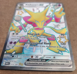 Alakazam EX 215/091- Shiny Ultra Rare Card- Paldean Fates- Pokemon - Image 5