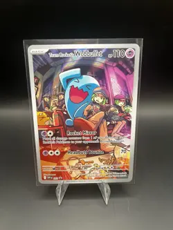 Team Rocket's Wobbuffet 203 Sv: Scarlet & Violet Promo Cards Holo - Image 1