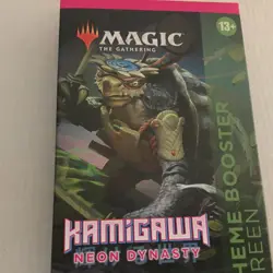 New Magic the Gathering Kamigawa Neon Dynasty Green Theme Booster - 35 Cards - Image 1