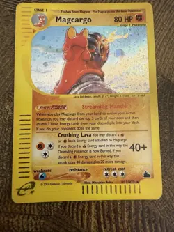 Magcargo H17/H32 Skyridge Holo 2003 Pokemon Card E-Reader Rare MP/LP- WOTC - Image 2