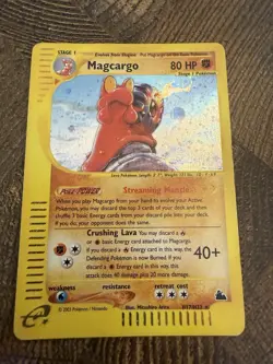 Magcargo H17/H32 Skyridge Holo 2003 Pokemon Card E-Reader Rare MP/LP- WOTC - Image 3