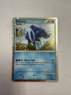 Suicune HGSS21 Holo Promo Pokemon Card Black Star Rare NM - Image 1