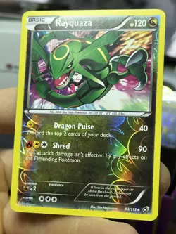 Rayquaza 93/113 Legendary Treasures 2013 Reverse Holo Rare Pokemon Card TCG - Image 4
