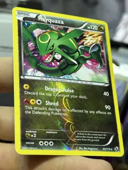 Rayquaza 93/113 Legendary Treasures 2013 Reverse Holo Rare Pokemon Card TCG - Image 5