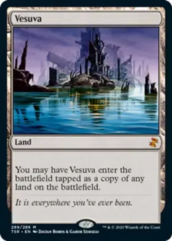 NM-Mint, English MTG Regular Vesuva Time Spiral Remastered Magic the Gathering - Image 1
