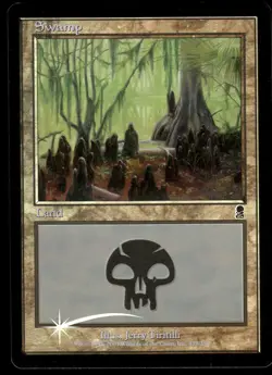 1x Foil Swamp (339) - Odyssey MP - MTG - Image 1