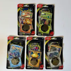 All 5 Pokemon Perfect Order Checklane Blister Packs With All 11 Promos - Sealed - Image 1