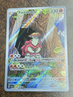 Turtonator 146/143 Stellar Crown Illustration Rare Holo Pokemon Card- - Image 1