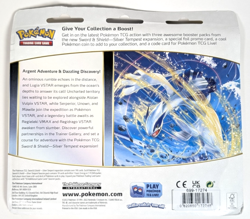 Pokemon TCG Silver Tempest 3 Booster Blister Pack Togetic Promo Coin Brand New - Image 2
