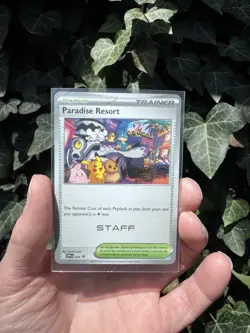 Pokemon World Championship 2025 STAFF Paradise Resort SVP 224 Anaheim Promo NM - Image 1