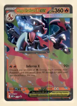 MEGA CHARIZARD X EX - 029 029 HOLO P ME: MEGA EVOLUTION PROMO POKEMON NM/M - Image 1