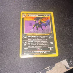 Nintendo Pokemon Umbreon Neo Discovery 32/75 Rare Regular English 2001 - Image 1