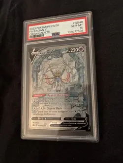 2023 POKEMON SWORD & SHIELD CROWN ZENITH #GG48 FULL ART/ZACIAN V PSA 10 - Image 5