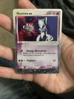2003 POKEMON EX RUBY & SAPPHIRE #101 MEWTWO EX-HOLO - Image 1