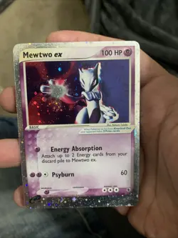 2003 POKEMON EX RUBY & SAPPHIRE #101 MEWTWO EX-HOLO - Image 3
