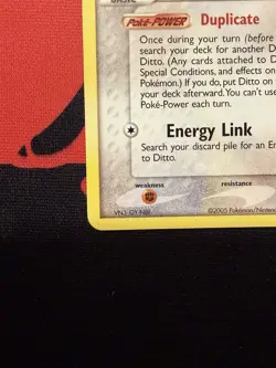 Pokemon TCG Ditto EX Delta Species 35/113 Basic 60 HP Rare Regular English 2005 - Image 5