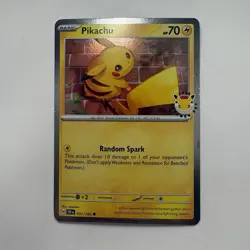 Pokemon Pikachu Holo Promo Stamped 051/162 Pokemon Day 2025 - Image 1