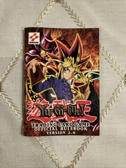 Yu-Gi-Oh! Trading Card Game Official Rule Book Version 2.0 Booklet 1996 Konami - Image 1