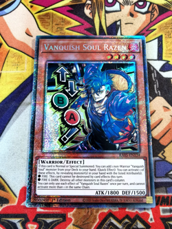 Vanquish Soul Razen ra05-en134 *VARIANT ART* (NEW) Starlight Rare Yu-Gi-Oh! - Image 1
