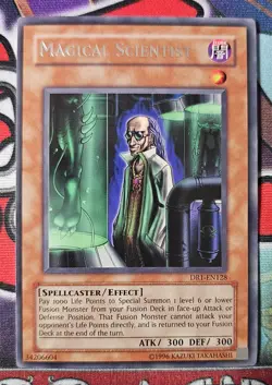 Yu-Gi-Oh! TCG Magical Scientist DR1-EN128 Rare - Image 1
