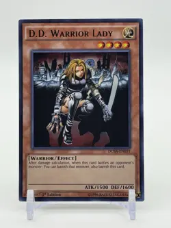 Yu-Gi-Oh! D.D. Warrior Lady Ultra Rare 1st Edition DUSA-EN051 NM - Image 1
