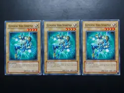 Yugioh - Elemental Hero Sparkman TLM-EN004 Common Playset x3 - Image 1