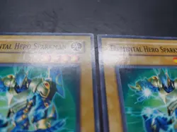 Yugioh - Elemental Hero Sparkman TLM-EN004 Common Playset x3 - Image 2