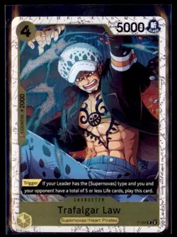 One Piece The Best Vol. 2 (PRB-02) Trafalgar Law P-088 Pirate Foil - Image 1