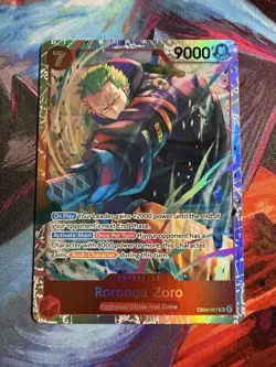 1x Roronoa Zoro EB04-007 SR Adventure on Kami's Island Foil English One Piece - Image 1