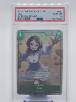 2025 One Piece Lim Alternate Art Rare OP10-037 PSA 10 - Image 1