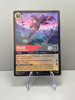 Carte LORCANA FR - Chapitre 7 141/204 Mulan - Super rare non Foil Neuf - Image 1