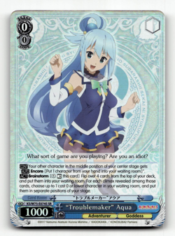 Weiss "Troublemaker" Aqua (SR) - KONOSUBA -God’s blessing on this wonderful worl - Image 1