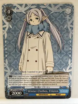 Winter Clothes, Frieren - SFN/S108-E072 RR - Weiss Schwarz - NM - Image 1