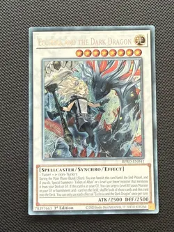 Ecclesia and the Dark Dragon Secret Rare BPRO-EN041 Burst Protocol 1st Edition - Image 1