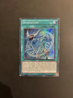 Yu-Gi-Oh! FUEN-EN035 Invocation (1st Edition) Secret Rare, LIGHT PLAY - Image 1