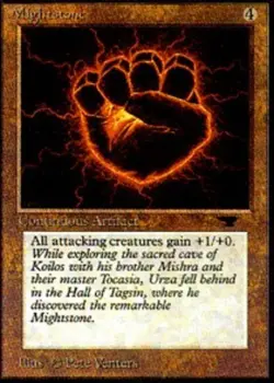 Moderate Play, English MTG Regular Mightstone Antiquities Magic the Gathering - Image 1