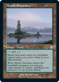 NM-Mint, English MTG Regular Mystic Sanctuary Time Spiral Remastered Magic the G - Image 1