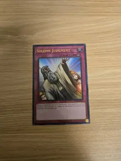 Yugioh Solemn Judgment RA02-EN075 Ultra Rare 1st Edition NM - Image 1