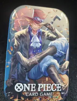 ONE PIECE CARD GAME - TIN PACK - SET VOL. 2 (TS-02 OP13) NEW SEALED ENGLISH SABO - Image 2
