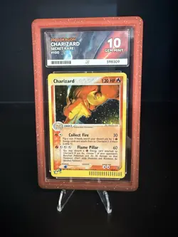 Charizard EX Dragon 100/97 Holo Vintage 2003 Rare Pokemon Card Ace 10 - POP 1 - Image 1