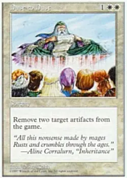 Moderate Play, English MTG Regular Dust to Dust 5th Edition Magic the Gathering - Image 1